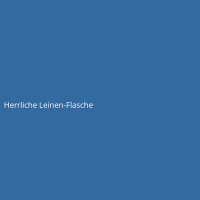 Herrliche Leinen-Flasche