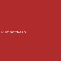 Leichte Kunststoff-Uhr