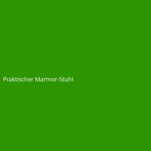 Praktischer Marmor-Stuhl