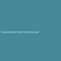 Fantastisches Stahl-Portemonnaie